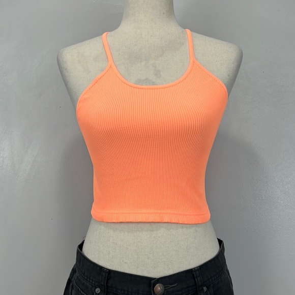 FP Movement by Free People Tops - Free People Movement Neon Orange Cropped Top